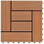 WPC-Verandafliesen 30x30 cm 2 m² braun 22 Einheiten von vidaXL, Böden und Teppiche - Ref: Foro24-277798, Preis: 109,03 €, Rab...