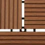 WPC-Verandafliesen 30x30 cm 2 m² braun 22 Einheiten von vidaXL, Böden und Teppiche - Ref: Foro24-277798, Preis: 109,03 €, Rab...