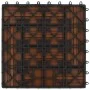 WPC porch tiles 30x30 cm 2 m² brown 22 units by vidaXL, Floors and carpets - Ref: Foro24-277798, Price: 109,03 €, Discount: %