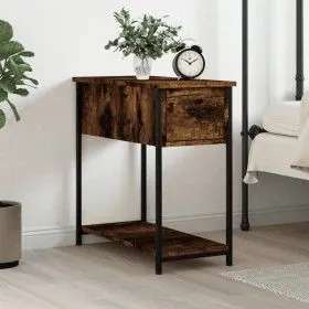 Engineered wood smoked oak bedside table 30x60x60 cm by vidaXL, Nightstands - Ref: Foro24-826057, Price: 38,14 €, Discount: %