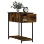 Engineered wood smoked oak bedside table 30x60x60 cm by vidaXL, Nightstands - Ref: Foro24-826057, Price: 38,03 €, Discount: %