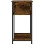 Engineered wood smoked oak bedside table 30x60x60 cm by vidaXL, Nightstands - Ref: Foro24-826057, Price: 38,03 €, Discount: %