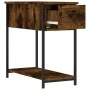 Engineered wood smoked oak bedside table 30x60x60 cm by vidaXL, Nightstands - Ref: Foro24-826057, Price: 38,03 €, Discount: %