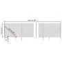 Wire fence with anchor spikes anthracite gray 1.4x10 m by vidaXL, fence panels - Ref: Foro24-153971, Price: 113,04 €, Discoun...