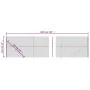 Near wire with anthracite grey tie 1.4x10 m by vidaXL, fence panels - Ref: Foro24-153987, Price: 65,06 €, Discount: %