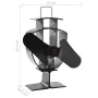 Ventilador de estufa accionado por calor 2 aspas negro de vidaXL, Ventiladores para chimeneas de leña - Ref: Foro24-51235, Pr...