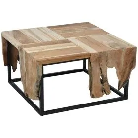 Ambiance Teakholz-Beistelltisch 65x65x35 cm von Ambiance, Seitentische - Ref: Foro24-436338, Preis: 208,23 €, Rabatt: %