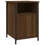 Mesita de noche madera contrachapada marrón roble 40x42x60 cm de vidaXL, Mesitas de noche - Ref: Foro24-825921, Precio: 38,14...