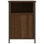 Mesita de noche madera contrachapada marrón roble 40x42x60 cm de vidaXL, Mesitas de noche - Ref: Foro24-825921, Precio: 38,14...