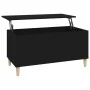 Couchtisch aus schwarzem Sperrholz, 90 x 44,5 x 45 cm von vidaXL, Couchtisch - Ref: Foro24-819581, Preis: 56,45 €, Rabatt: %