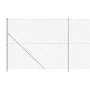 Drahtzaun mit silbernem Flansch 1,4x10 m von vidaXL, Zaunpaneele - Ref: Foro24-154035, Preis: 69,88 €, Rabatt: %