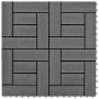 WPC-Verandafliesen 30x30 cm 2 m² grau 22 Einheiten von vidaXL, Böden und Teppiche - Ref: Foro24-277799, Preis: 104,98 €, Raba...