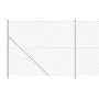 Wire fence with silver flange 1.4x25 m by vidaXL, fence panels - Ref: Foro24-154043, Price: 122,06 €, Discount: %