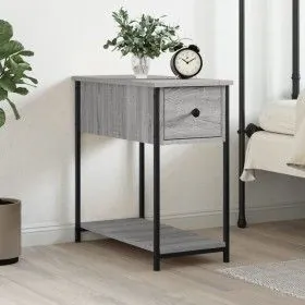Sonoma gray engineered wood bedside table 30x60x60 cm by vidaXL, Nightstands - Ref: Foro24-826059, Price: 44,00 €, Discount: %