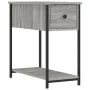 Sonoma grauer Nachttisch aus Holzwerkstoff, 30 x 60 x 60 cm von vidaXL, Nachttische - Ref: Foro24-826059, Preis: 43,97 €, Rab...