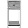 Sonoma grauer Nachttisch aus Holzwerkstoff, 30 x 60 x 60 cm von vidaXL, Nachttische - Ref: Foro24-826059, Preis: 43,97 €, Rab...