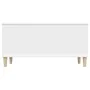Couchtisch aus weißem Sperrholz, 90 x 44,5 x 45 cm von vidaXL, Couchtisch - Ref: Foro24-819580, Preis: 68,53 €, Rabatt: %