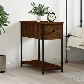 Oak brown engineered wood bedside table 30x60x60 cm by vidaXL, Nightstands - Ref: Foro24-826061, Price: 38,82 €, Discount: %