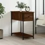 Mesita de noche madera de ingeniería marrón roble 30x60x60 cm de vidaXL, Mesitas de noche - Ref: Foro24-826061, Precio: 38,80...
