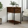 Oak brown engineered wood bedside table 30x60x60 cm by vidaXL, Nightstands - Ref: Foro24-826061, Price: 38,80 €, Discount: %