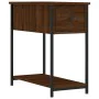 Oak brown engineered wood bedside table 30x60x60 cm by vidaXL, Nightstands - Ref: Foro24-826061, Price: 38,80 €, Discount: %
