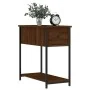 Mesita de noche madera de ingeniería marrón roble 30x60x60 cm de vidaXL, Mesitas de noche - Ref: Foro24-826061, Precio: 38,80...