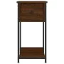 Oak brown engineered wood bedside table 30x60x60 cm by vidaXL, Nightstands - Ref: Foro24-826061, Price: 38,80 €, Discount: %