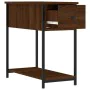 Oak brown engineered wood bedside table 30x60x60 cm by vidaXL, Nightstands - Ref: Foro24-826061, Price: 38,80 €, Discount: %