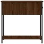 Mesita de noche madera de ingeniería marrón roble 30x60x60 cm de vidaXL, Mesitas de noche - Ref: Foro24-826061, Precio: 38,80...