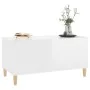 Couchtisch aus glänzend weißem Sperrholz, 90 x 44,5 x 45 cm von vidaXL, Couchtisch - Ref: Foro24-819582, Preis: 68,57 €, Raba...