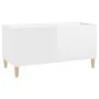 Couchtisch aus glänzend weißem Sperrholz, 90 x 44,5 x 45 cm von vidaXL, Couchtisch - Ref: Foro24-819582, Preis: 68,57 €, Raba...