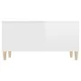 Couchtisch aus glänzend weißem Sperrholz, 90 x 44,5 x 45 cm von vidaXL, Couchtisch - Ref: Foro24-819582, Preis: 68,57 €, Raba...