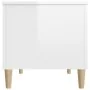 Couchtisch aus glänzend weißem Sperrholz, 90 x 44,5 x 45 cm von vidaXL, Couchtisch - Ref: Foro24-819582, Preis: 68,57 €, Raba...