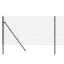Anthracite gray wire fence 1.1x10 m by vidaXL, fence panels - Ref: Foro24-153954, Price: 68,69 €, Discount: %
