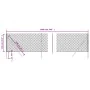 Anthracite gray wire fence 1.1x10 m by vidaXL, fence panels - Ref: Foro24-153954, Price: 68,69 €, Discount: %