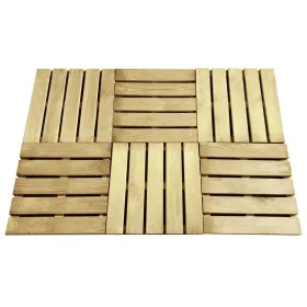 Verandafliesen 6 Einheiten grünes Holz 50x50 cm von vidaXL, Böden und Teppiche - Ref: Foro24-44946, Preis: 62,79 €, Rabatt: %