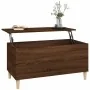 Brauner Eichen-Sperrholz Couchtisch 90x44,5x45 cm von vidaXL, Couchtisch - Ref: Foro24-819587, Preis: 64,82 €, Rabatt: %