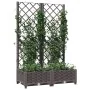Pflanzgefäß mit braunem PP-Gitter 80x40x121,5 cm von vidaXL, Töpfe und Pflanzgefäße - Ref: Foro24-318260, Preis: 69,30 €, Rab...