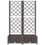 Pflanzgefäß mit braunem PP-Gitter 80x40x121,5 cm von vidaXL, Töpfe und Pflanzgefäße - Ref: Foro24-318260, Preis: 69,30 €, Rab...