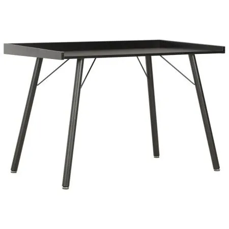 Schwarzer Schreibtisch 90x50x79 cm von vidaXL, Schreibtische - Ref: Foro24-20270, Preis: 86,53 €, Rabatt: %