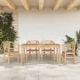 Juego de comedor para jardín 5 piezas madera maciza de teca de vidaXL, Conjuntos de jardín - Ref: Foro24-3155767, Precio: 661...