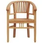 Juego de comedor para jardín 5 piezas madera maciza de teca de vidaXL, Conjuntos de jardín - Ref: Foro24-3155767, Precio: 661...