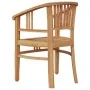 Juego de comedor para jardín 5 piezas madera maciza de teca de vidaXL, Conjuntos de jardín - Ref: Foro24-3155767, Precio: 661...