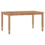 Juego de comedor para jardín 5 piezas madera maciza de teca de vidaXL, Conjuntos de jardín - Ref: Foro24-3155767, Precio: 661...