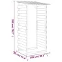 Pergolen mit Dach 3 Stück imprägniertes Kiefernholz 100x90x200 cm von vidaXL, Pergolen, Bögen und Gartenspaliere - Ref: Foro2...