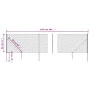Drahtzaun mit Ankerspitzen anthrazitgrau 0,8x25 m von vidaXL, Zaunpaneele - Ref: Foro24-153976, Preis: 168,41 €, Rabatt: %