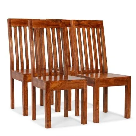 Dining chairs 4 pcs solid wood modern sheesham finish by vidaXL, dining chairs - Ref: Foro24-275273, Price: 402,80 €, Discoun...