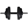 Juego de barras + 2 mancuernas 60,5kg de vidaXL, Peso libre - Ref: Foro24-90375, Precio: 159,20 €, Descuento: %