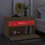 TV-Schränke mit LED-Leuchten 2 Stück Sonoma-Eiche 60x35x40 cm von vidaXL, TV-Möbel - Ref: Foro24-804416, Preis: 81,26 €, Raba...
