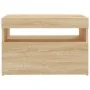 Muebles para TV con luces LED 2 uds roble Sonoma 60x35x40 cm de vidaXL, Muebles TV - Ref: Foro24-804416, Precio: 81,26 €, Des...